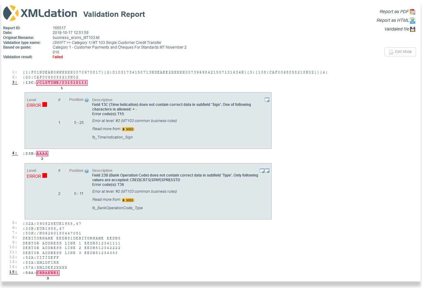 Validator – XMLdation