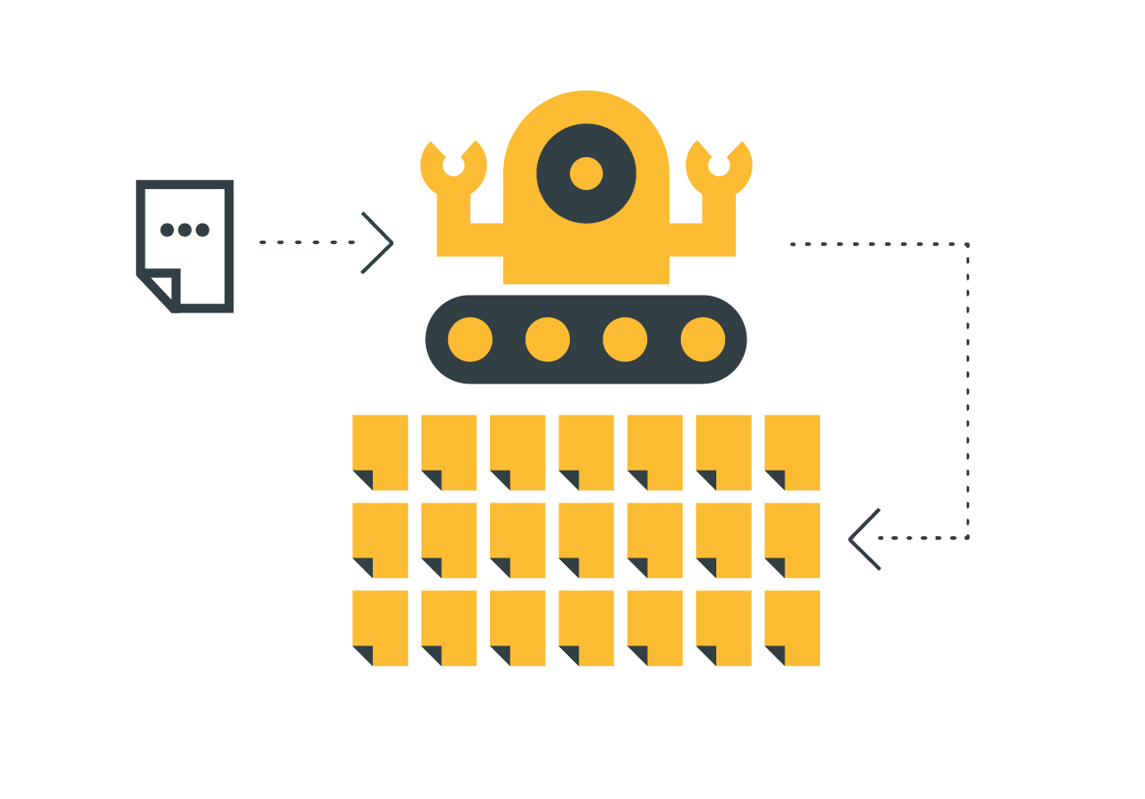 Repeatable test data generation process